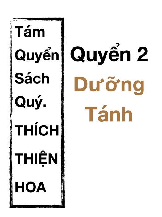 Tám quyển sách Quý - Quyển 2 - Dưỡng Tánh