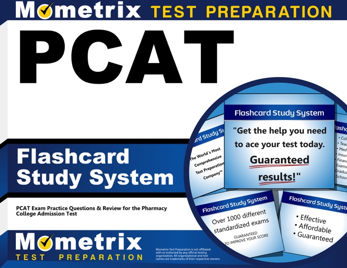 PCAT Flashcard Study System: