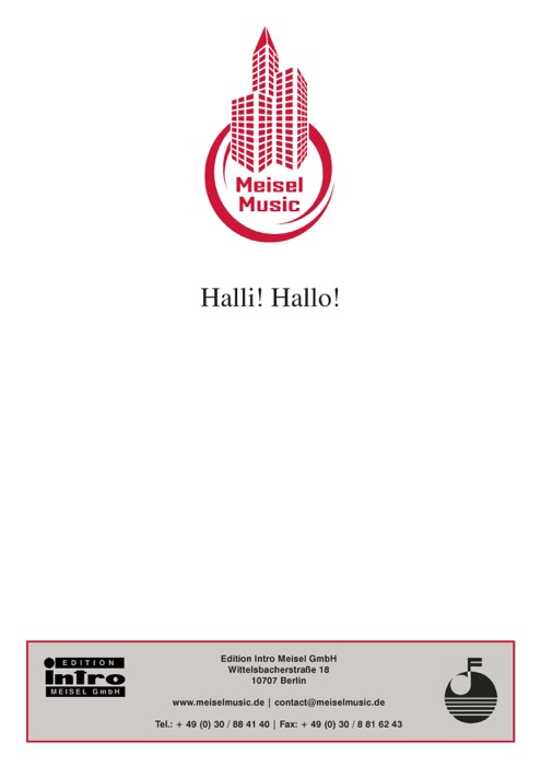 Halli! Hallo!