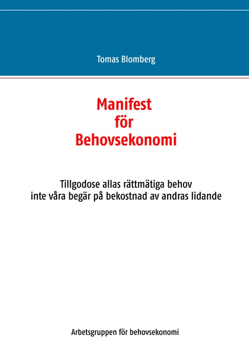 Manifest för Behovsekonomi