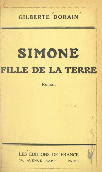 Simone, fille de la terre