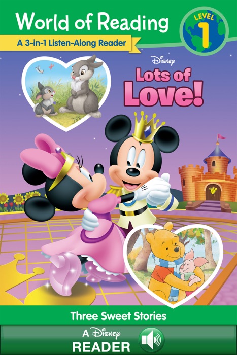 World of Reading:  Disney Valentine's 3-in-1 Listen-Along Reader