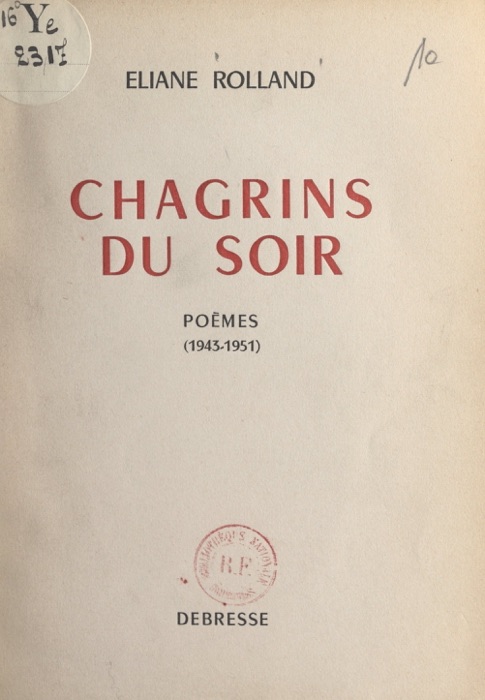 Chagrins du soir (1943-1951)