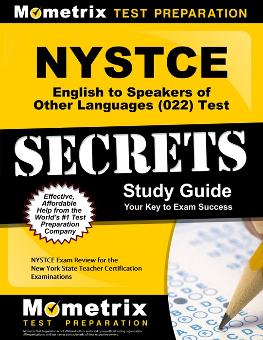 NYSTCE English to Speakers of Other Languages (022) Test Secrets Study Guide