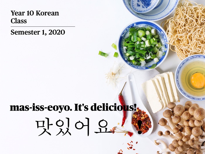 Korean Class Language Journey