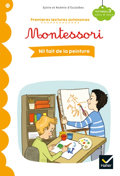 Premières lectures autonomes Montessori Niveau 3 - Nil fait de la peinture