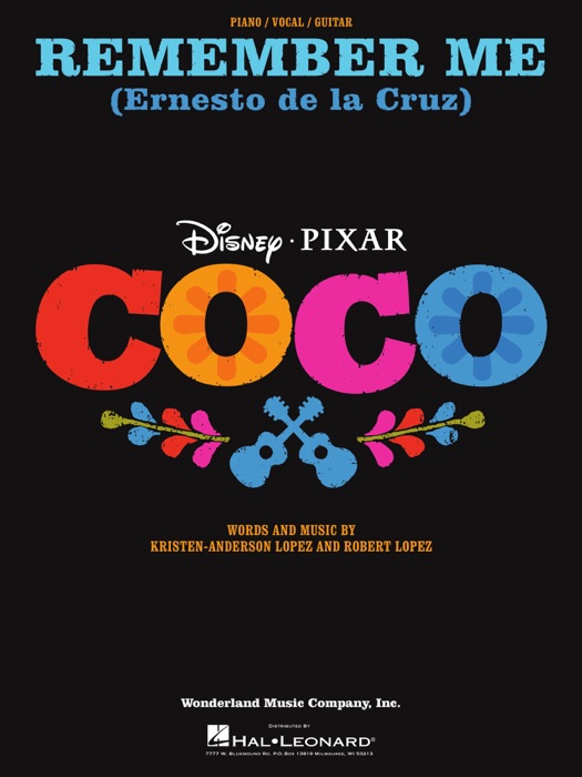 Remember Me (Ernesto de la Cruz) (from Coco) Sheet Music