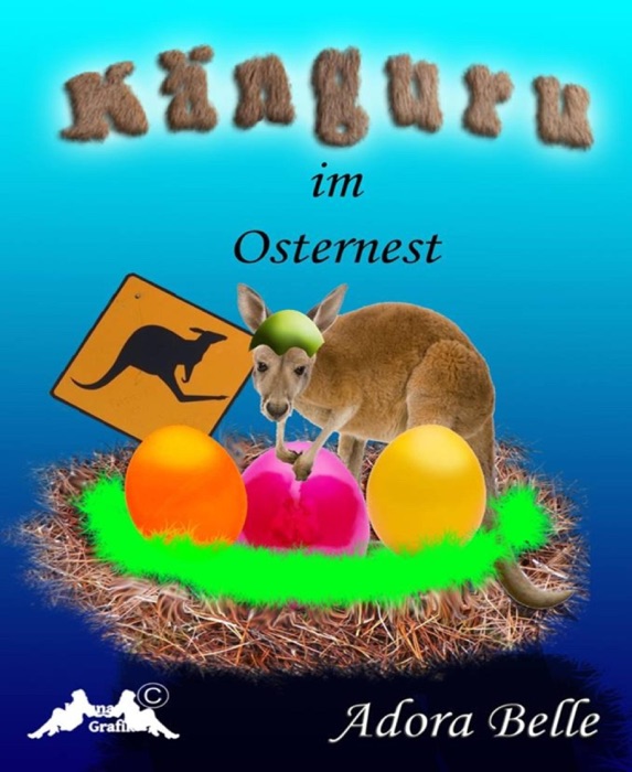 Känguru im Osternest