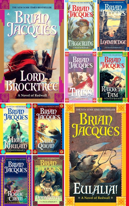 Brian Jacques Collection Redwall 10 Volume Set 13-22