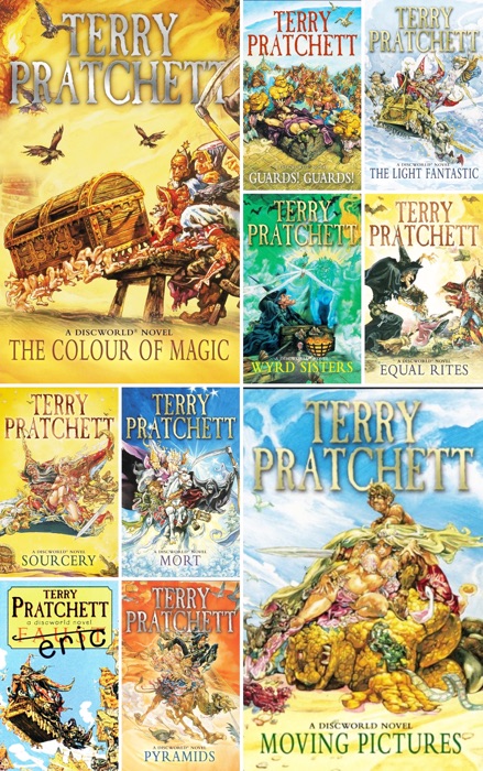 Terry pratchett Discworld novels Series: 10 books collection set