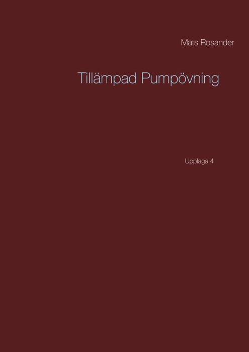 Tillämpad Pumpövning