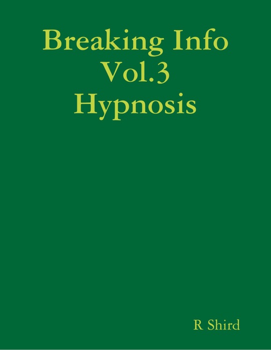 Breaking Info Vol.3 Hypnosis