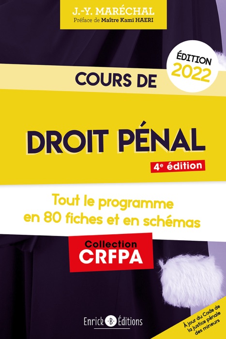 Cours de droit pénal 2022