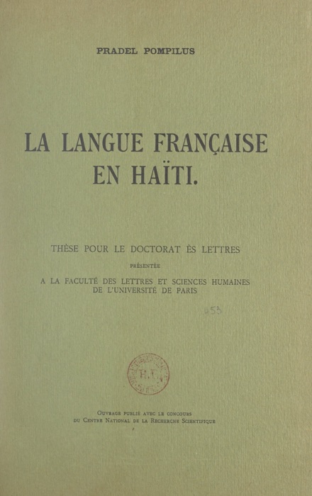 La langue française en Haïti