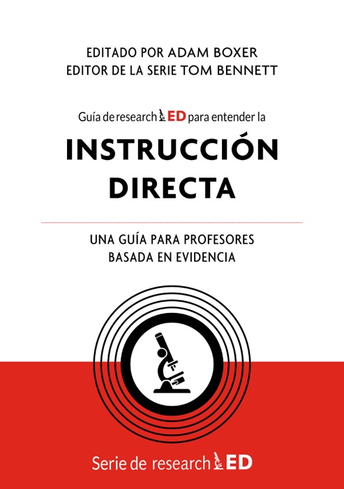 Guía de researchED para entender la Instrucción directa (The researchED Guide to Explicit and Direct Instruction)