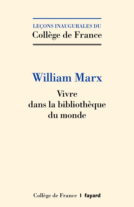 Vivre dans la bibliothèque du monde