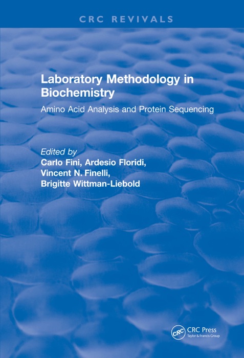 Laboratory Methodology in Biochemistry