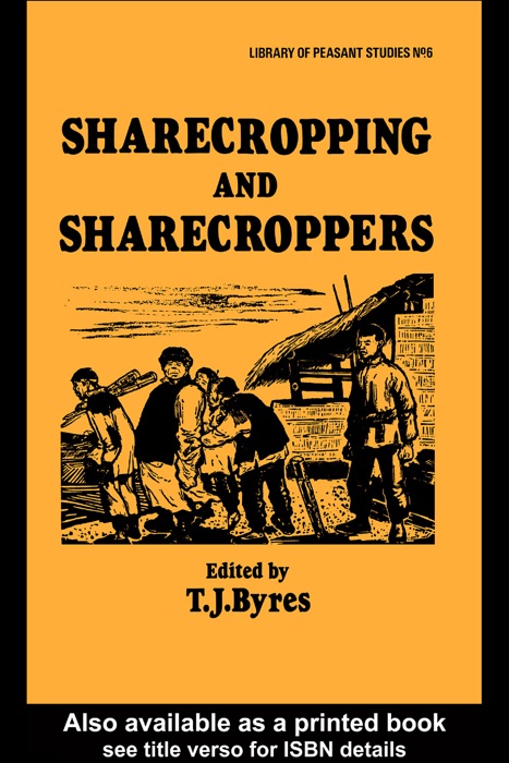 Sharecropping and Sharecroppers