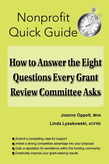 How to Answer the Eight Questions Every Grant Review Committee Asks