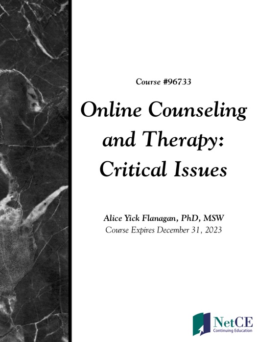 Online Counseling and Therapy: Critical Issues