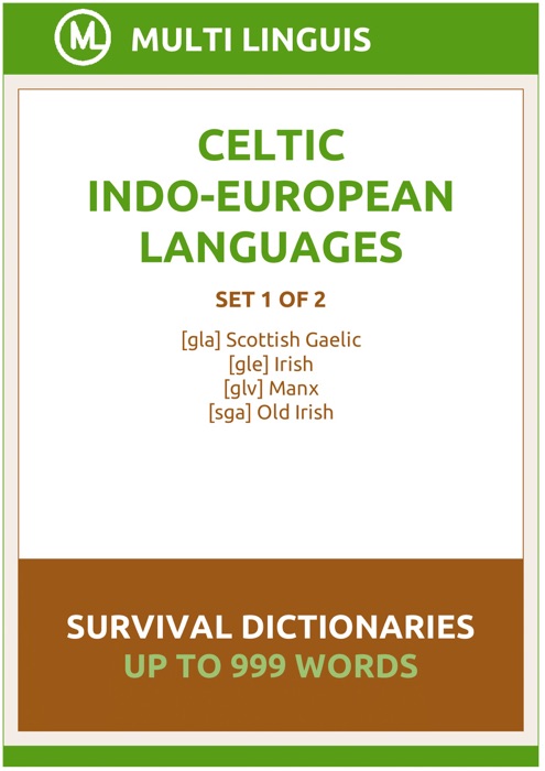 Celtic Languages Survival Dictionaries (Set 1 of 2)