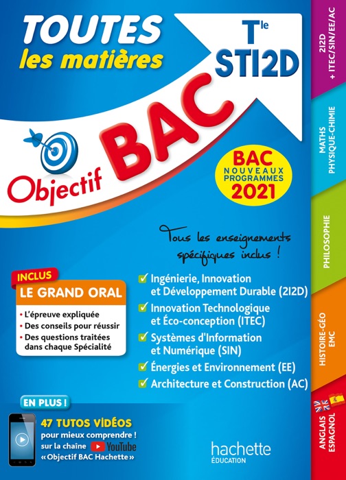 Objectif Bac 2021 Toutes les matières Term STI2D