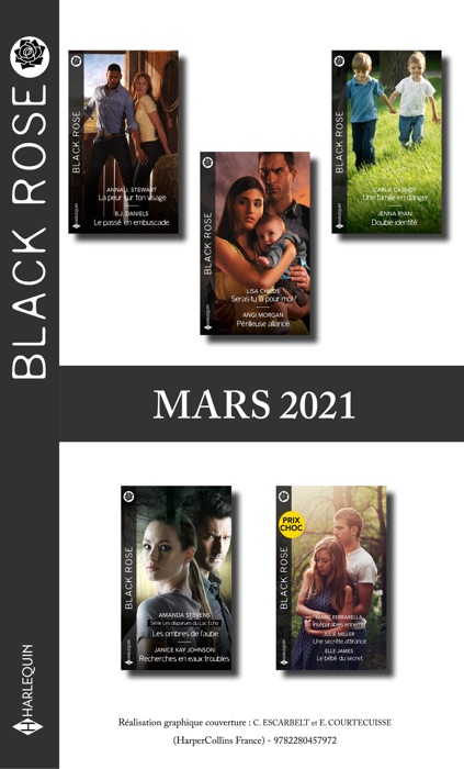 Pack mensuel Black Rose : 11 romans (Mars 2021)