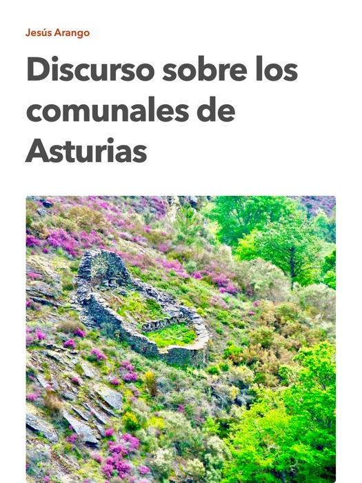 Discurso sobre los comunales en Asturias