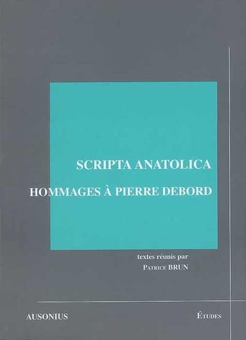 Scripta anatolica