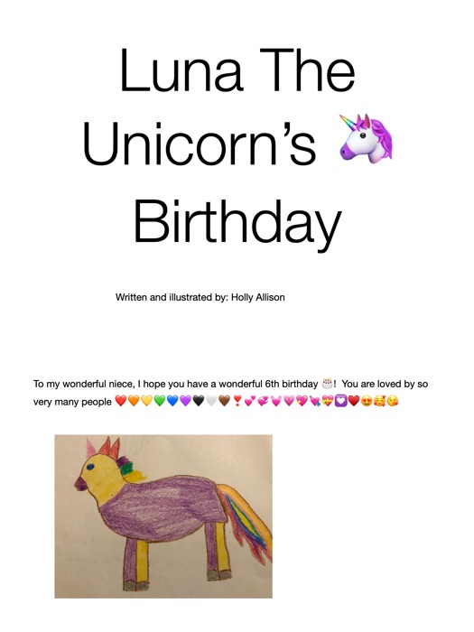 Luna The Unicorn’s Birthday