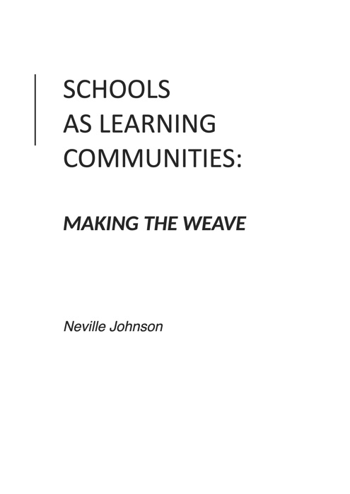 Schools As Learning Communities