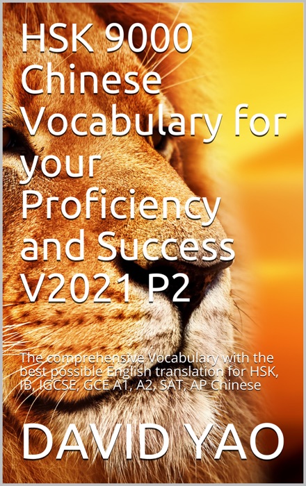 HSK 9000 Chinese Vocabulary for your Proficiency and Success V2021