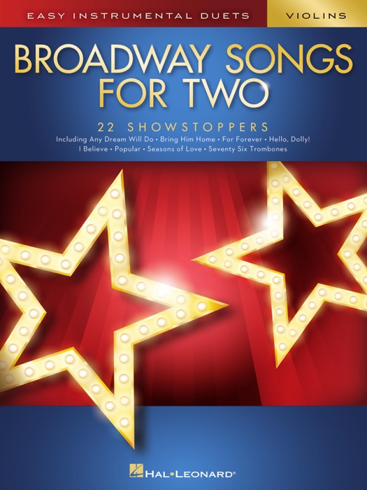 Broadway Songs for Two Violins - Easy Instrumental Duets