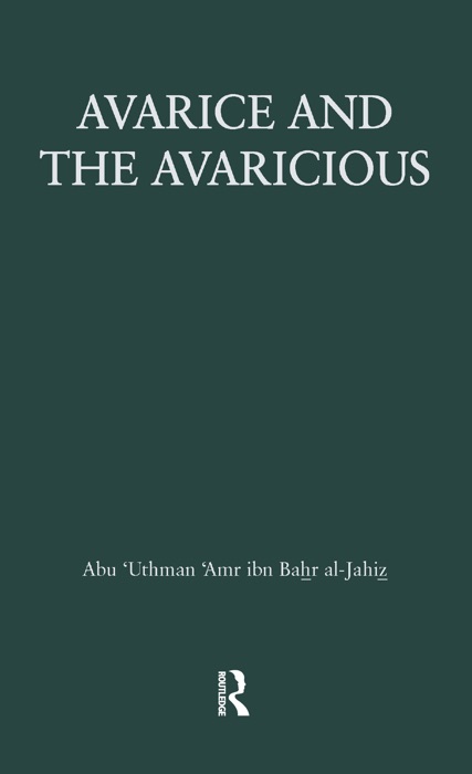 Avarice & The Avaricious