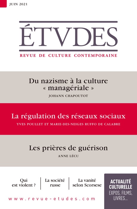 Revue Etudes : Du nazisme à la culture 