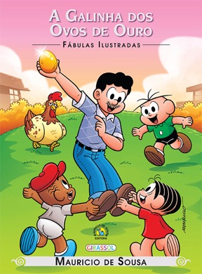 Capa do livro Fábulas de Esopo: A Galinha dos Ovos de Ouro de Esopo