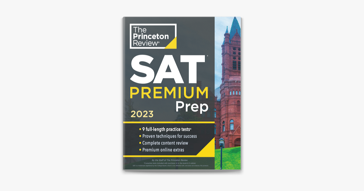 ‎Princeton Review SAT Premium Prep, 2023 on Apple Books