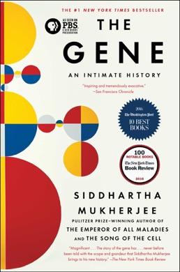 Capa do livro The Gene: An Intimate History de Siddhartha Mukherjee