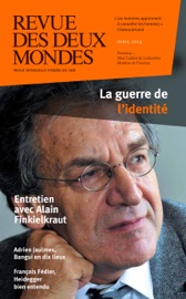 Book's Cover of Revue des Deux Mondes avril 2014