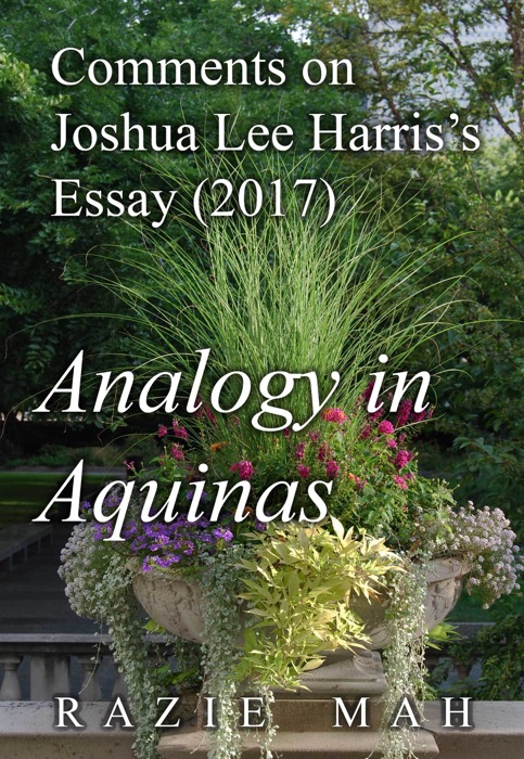 Comments on Joshua Lee Harris’s Essay (2017) Analogy in Aquinas