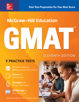 Sandra Luna McCune & Shannon Reed - McGraw-Hill Education GMAT, Eleventh Edition artwork
