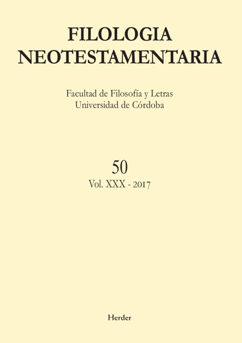 Filologia Neotestamentaria 50