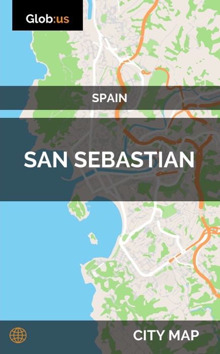 San Sebastian, Spain - City Map