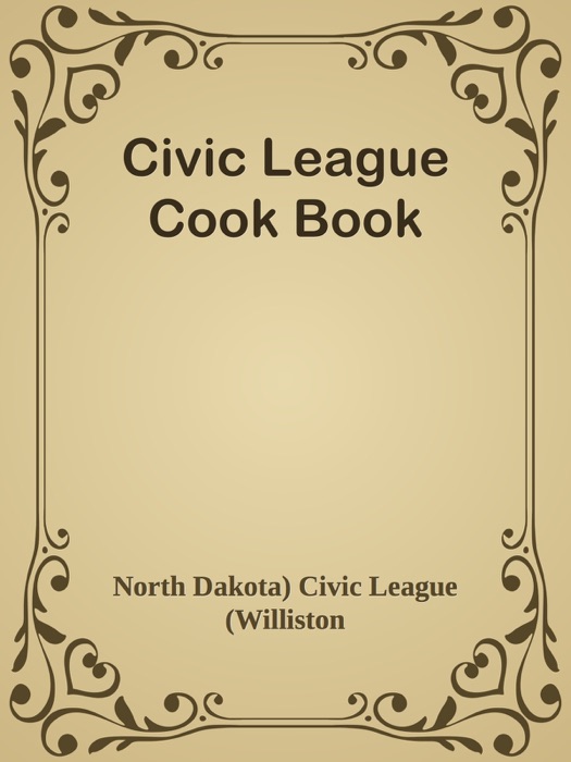 Civic League Cook Book
