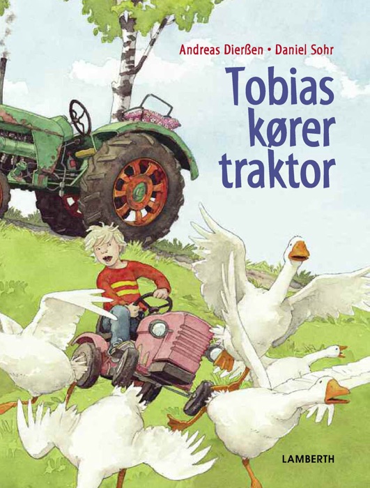 Tobias kører traktor