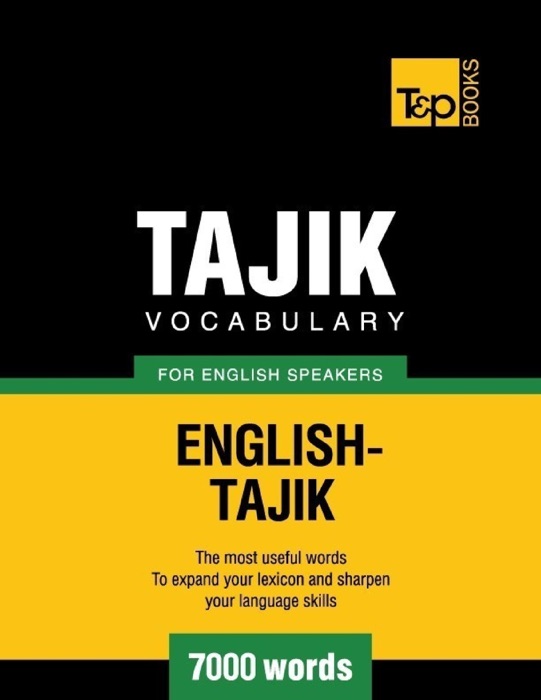 Tajik Vocabulary for English Speakers