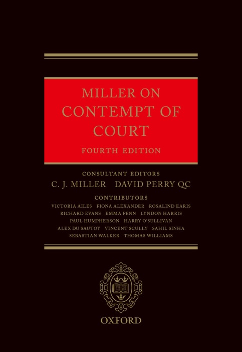 Miller on Contempt of Court