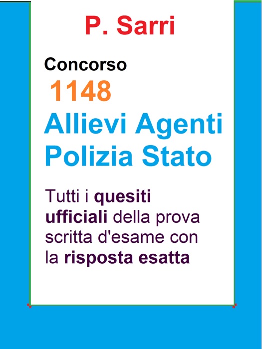 Quesiti ufficiali Concorso 1148 agenti Polizia