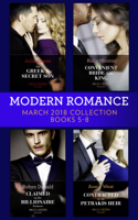 Julia James, Annie West, Robyn Donald & Kelly Hunter - Modern Romance Collection: March 2018 Books 5 - 8 artwork