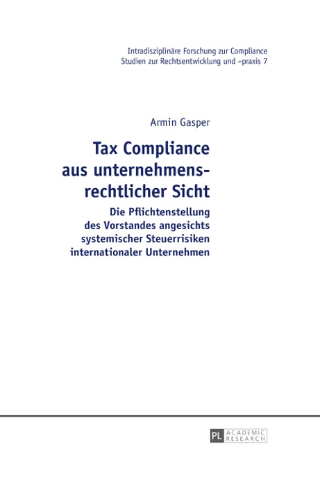 Tax Compliance aus unternehmensrechtlicher Sicht